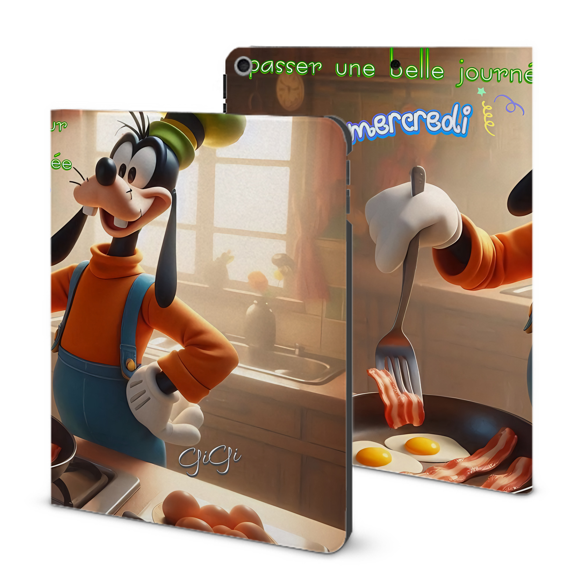 （画像用） ミッキーマウス Mickey Mouse IPad ケース ブック型 PUレザー TPU 耐衝撃 軽量 薄型 ペン収納なし 全面保護 IPad 各モデル対応